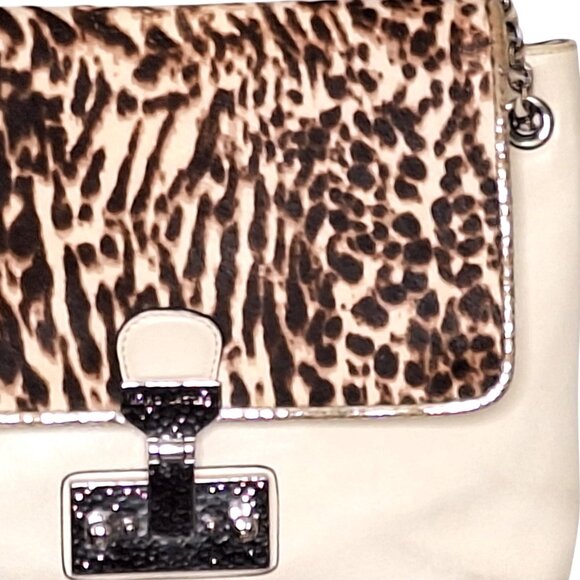 Marc Jacobs Leopard Print Calf hair and Leather Safari Shoulder Bag - Picture 5 of 14